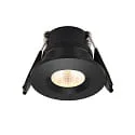 Plafondinbouwarmatuur LED MINI SPOT 30R 350MA plat, stijf, schakelbaar IP20, zwart dimbaar