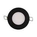 Inbouwdownlight LED PANEL FLAT 85 R SCCT MP rond, CCT Switch, schakelbaar, multipower IP44, zwart 