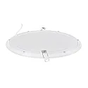 nobilé recessed downlight LED PANEL FLAT 300 R 840 350MA PRISM round, UGR < 19, excl. LED driver IP20, white dimmable