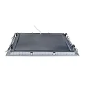 recessed downlight LED PANEL FLAT 300 Q 840 350MA PRISM square, UGR < 19, excl. LED driver IP20, mat, titanium dimmable