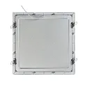 recessed downlight LED PANEL FLAT 300 Q 840 350MA PRISM square, UGR < 19, excl. LED driver IP20, mat, titanium dimmable
