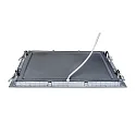 recessed downlight LED PANEL FLAT 300 Q 840 350MA PRISM square, UGR < 19, excl. LED driver IP20, mat, titanium dimmable