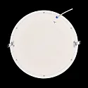 Inbouwdownlight LED PANEL FLAT 300 R SCCT 350MA PRISM rond, CCT Switch, UGR < 19, excl. netvoeding IP20, zwart dimbaar