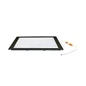 Inbouwdownlight LED PANEL FLAT 300 Q SCCT 350MA PRISM hoekig, CCT Switch, UGR < 19, excl. netvoeding IP20, zwart dimbaar