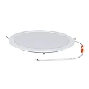nobilé Inbouwdownlight LED PANEL FLAT 300 R TUN 827-865 350MA PRISM rond, Tunable White, UGR < 19, excl. netvoeding IP20, wit dimbaar