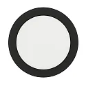 surface downlight LED PANEL FLAT 170 R SCCT DIM C round, CCT Switch IP44, black dimmable