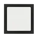 surface downlight LED PANEL FLAT 220 Q SCCT DIM C square, CCT Switch IP44, black dimmable