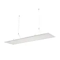 LED Pendant luminaire LED PANEL FLAT R2 with Uplight, incl. LED driver, 40W, neutral white, 1-10V dimmable