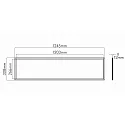 nobilé LED paneel LED PANEL FLAT R2 dimbaar, dimbaar 34W down: 2800lm / up: 1200lm 4000K 120° 120° CRI > 80