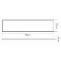 nobilé LED paneel LED PANEL FLAT R2 schakelbaar, 38W down: 2500lm / up: 1100lm 3000K 120° 120° CRI > 80