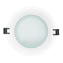 LED paneel LED GLAS PANEL 160R DTW Dim-To-Warm, dimbaar 10W 50 - 850lm 2000 - 3000K 120° 120° CRI >80