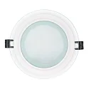 LED paneel LED GLAS PANEL 160R SCCT CCT Switch, dimbaar, dimbaar 10W 850 / 1000 / 950lm 3000 / 4000 / 5700K 120° 120° CRI >80