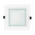 LED paneel LED GLAS PANEL 160Q DTW Dim-To-Warm, dimbaar 11W 50 - 850lm 2000 - 3000K 120° 120° CRI >80