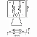 nobilé Montageveer LED PANEL QS/R1S/R2S/R3S Set van 2, grijs