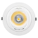 nobilé Downlight SHOP LIGHT 190 draaibaar, dimbaar IP40, wit dimbaar