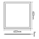 nobilé LED panel Q2S UGR19, 28W 3000/4000/6500K