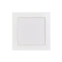 Inbouwdownlight LED PANEL FLAT 130 Q SCCT 350MA OPAL hoekig, CCT Switch, excl. netvoeding IP20, zwart dimbaar