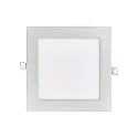 nobilé Inbouwdownlight LED PANEL FLAT 130 Q SCCT 350MA OPAL hoekig, CCT Switch, excl. netvoeding IP20, zwart dimbaar