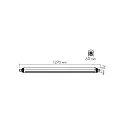 nobilé Armatuur voor vochtige ruimten SCCT 120 multipower IP65, grijs 