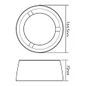 nobilé Reflectorlamp LED HIGH BAY 46, transparant