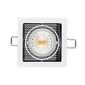 Inbouwarmatuur LED MINI KARDAN E1 BIO 1-vlams, draaibaar, dimbaar IP40, helder, zwart, titaan dimbaar 7W 500lm 4000K CRI 97