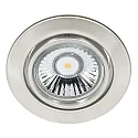 Recessed spot DOWNLIGHT C 3830, Ø 8.8cm, swiveling, stainless steel