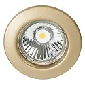 Downlight C 1830 stijf IP20, goud mat dimbaar