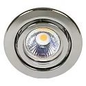 Downlight C 3840 draaibaar IP20, chroom, zwart dimbaar