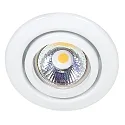 Recessed spot DOWNLIGHT C 3840, Ø 7cm, swiveling, white
