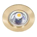 Downlight C 3860 stijf IP20, messing geborsteld dimbaar