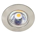 Downlight C 3860 stijf IP20, nikkel geborsteld dimbaar
