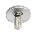 Plafondinbouwarmatuur C 411 G4 IP20, chroom mat dimbaar