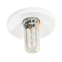 Plafondinbouwarmatuur C 411 G4 IP20, wit dimbaar