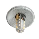 Plafondinbouwarmatuur C 411 G4 IP20, titaan dimbaar
