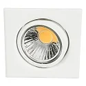 Downlight D 3830 Q draaibaar IP20, wit mat dimbaar