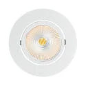 Downlight 5068 ECO FLAT SCCT 38° DIM C rond, draaibaar, CCT Switch IP40, wit mat dimbaar