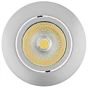 Downlight 5068 ECO FLAT rond, dimbaar IP40, chroom mat dimbaar