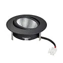 nobilé Downlight 5068 ECO FLAT SCCT 38° DIM C rond, draaibaar, CCT Switch IP40, zwart mat dimbaar