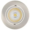 Downlight 5068 ECO FLAT SCCT 38° DIM C rond, draaibaar, CCT Switch IP40, nikkel geborsteld dimbaar