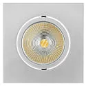 Downlight 5068Q ECO FLAT SCCT 38° DIM C hoekig, draaibaar, CCT Switch IP40, chroom mat dimbaar