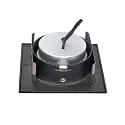 nobilé Downlight 5068Q ECO FLAT SCCT 38° DIM C hoekig, draaibaar, CCT Switch IP40, zwart mat dimbaar