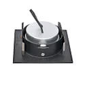 nobilé Downlight 5068Q ECO FLAT SCCT 38° DIM C hoekig, draaibaar, CCT Switch IP40, zwart mat dimbaar