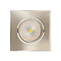 Downlight 5068Q ECO FLAT SCCT 38° DIM C hoekig, draaibaar, CCT Switch IP40, nikkel geborsteld dimbaar