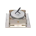 nobilé Downlight 5068Q ECO FLAT SCCT 38° DIM C hoekig, draaibaar, CCT Switch IP40, nikkel geborsteld dimbaar