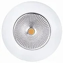Recessed LED spot 5068 ECO FLAT, IP44, round, 350mA, 8W 3000K 700lm 38°, CRi>90, dimmable, matt white