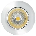 Downlight 5068 ECO FLAT rond, dimbaar IP44, chroom dimbaar