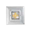 Downlight A 5068 T FLAT RQ LED draaibaar, vierkant, chroom mat, gepoedercoat dimbaar