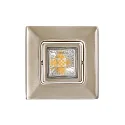 Downlight A 5068 T FLAT RQ LED draaibaar, vierkant, nikkel geborsteld, gepoedercoat dimbaar