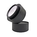 nobilé spot 9W DS round IP20, black matt dimmable