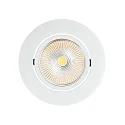 Inbouwarmatuur 5068 ECO FLAT BIO dimbaar IP40, helder, wit mat dimbaar 8W 480lm 3000K CRI 97